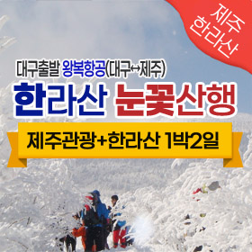 ★한라산 눈꽃산행(1박2일)